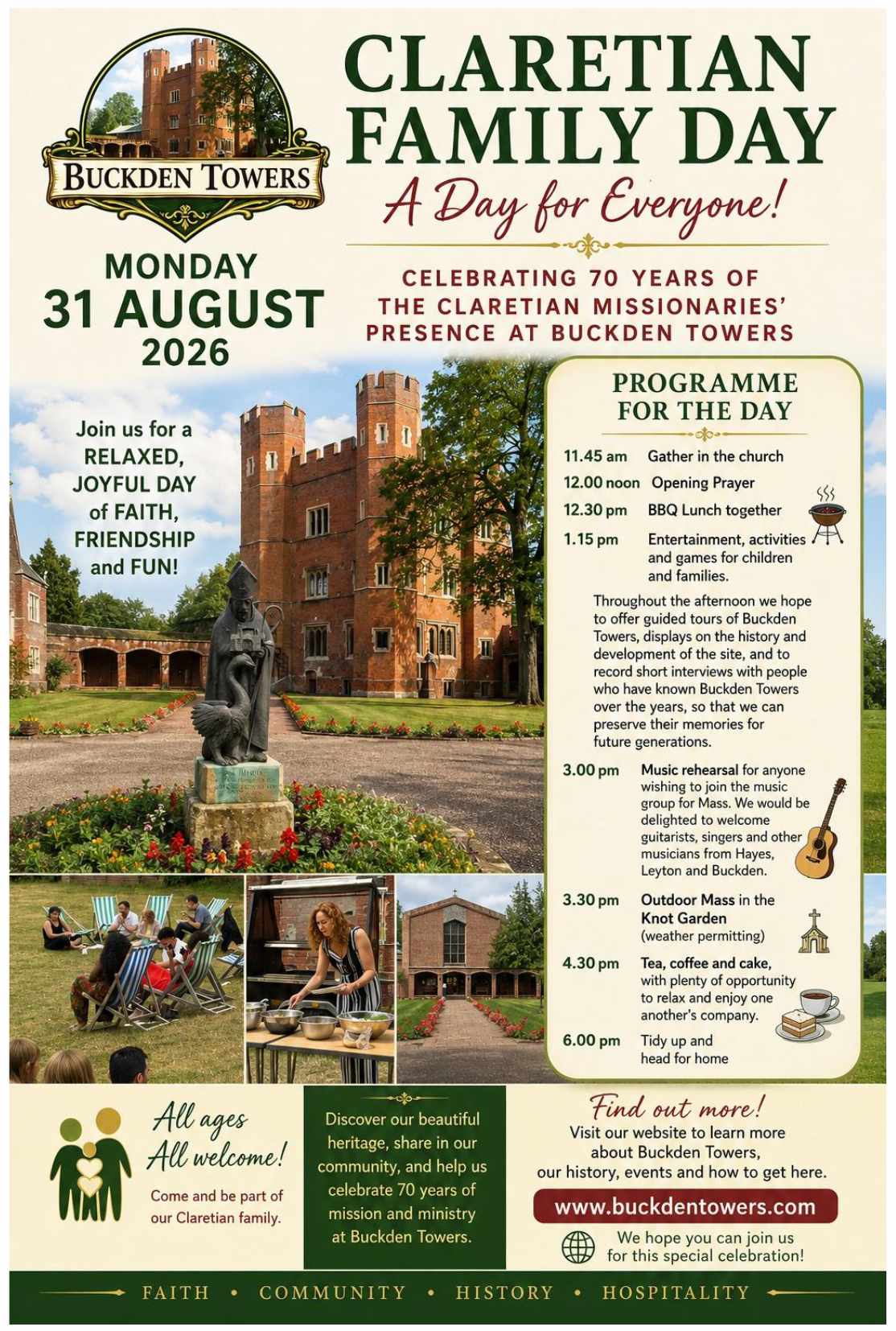 Claretian Family day poster